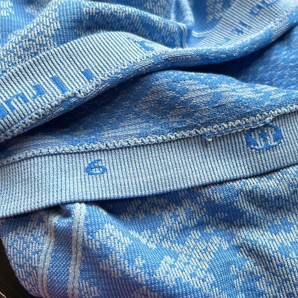 Lululemon Tank Swiftly Tech Racerback Heathered Pipe Dream Blue Sz 6 - Picture 8 of 11